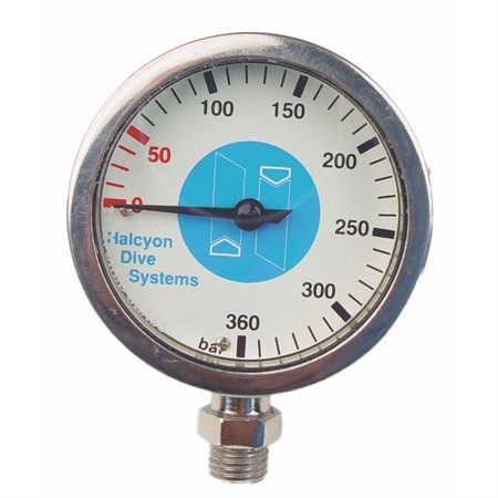 Halcyon Master Submersible Pressure Gauge 63mm, 0-360 bar